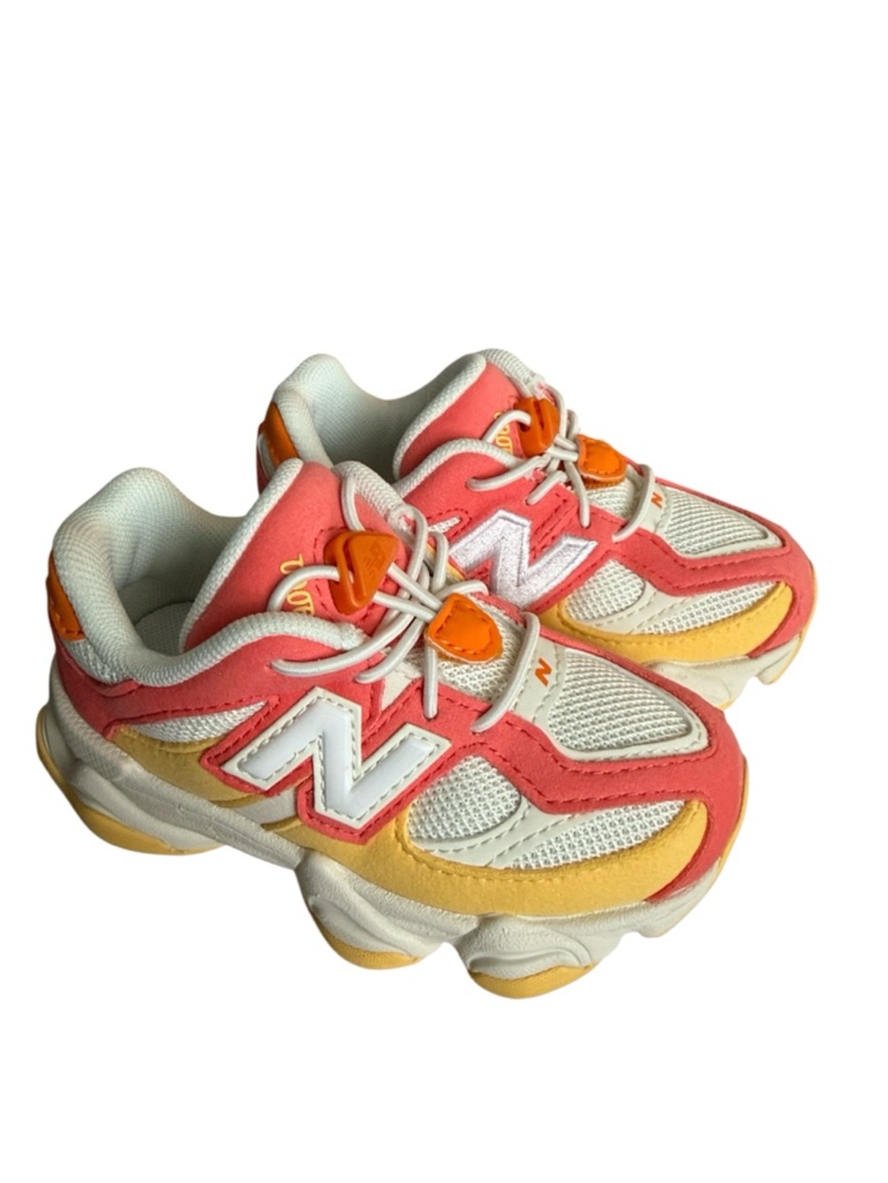 New Balance 9060 Fluorescent Orange Red TD IV9060FL Toddler Sneakers
